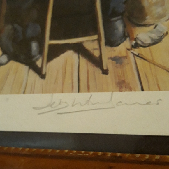 Emmett Kelly Self-portrait print - Picture 3 of 3